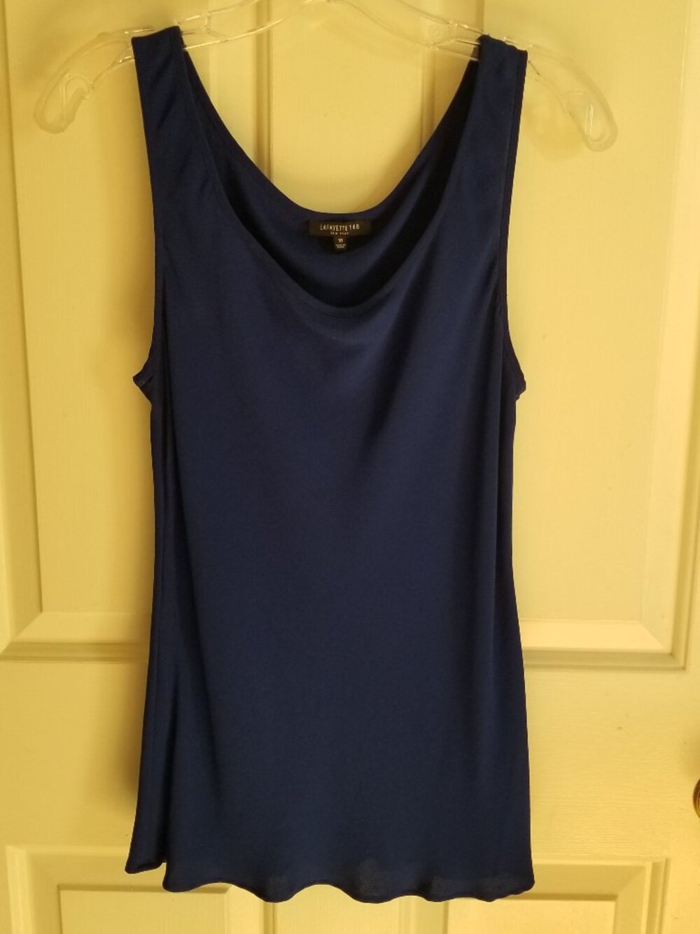 Lafayette 148 New York dark periwinkle blue top 10